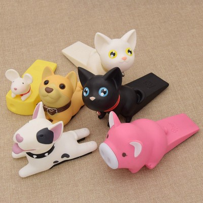 Cartoon Dog Mouse Pig Door Stopper Holder Terrier Figures Cute Toys for Baby   302792706795